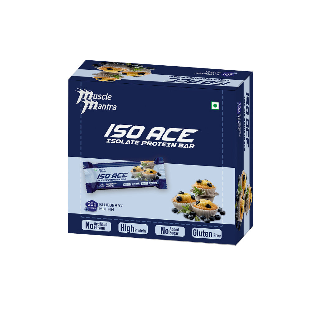 Muscle Mantra ISO ACE Isolate Protein Bar (Box of 6 bars)