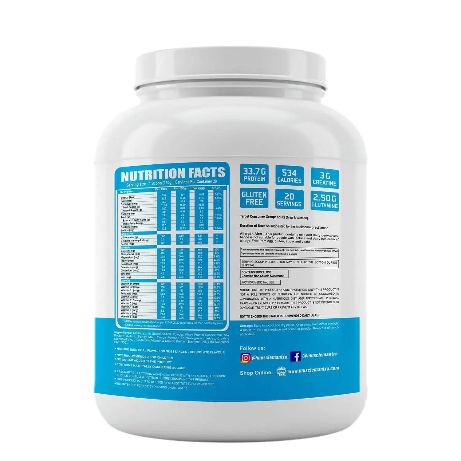Pro Series Awesome Mass Gainer — view 3