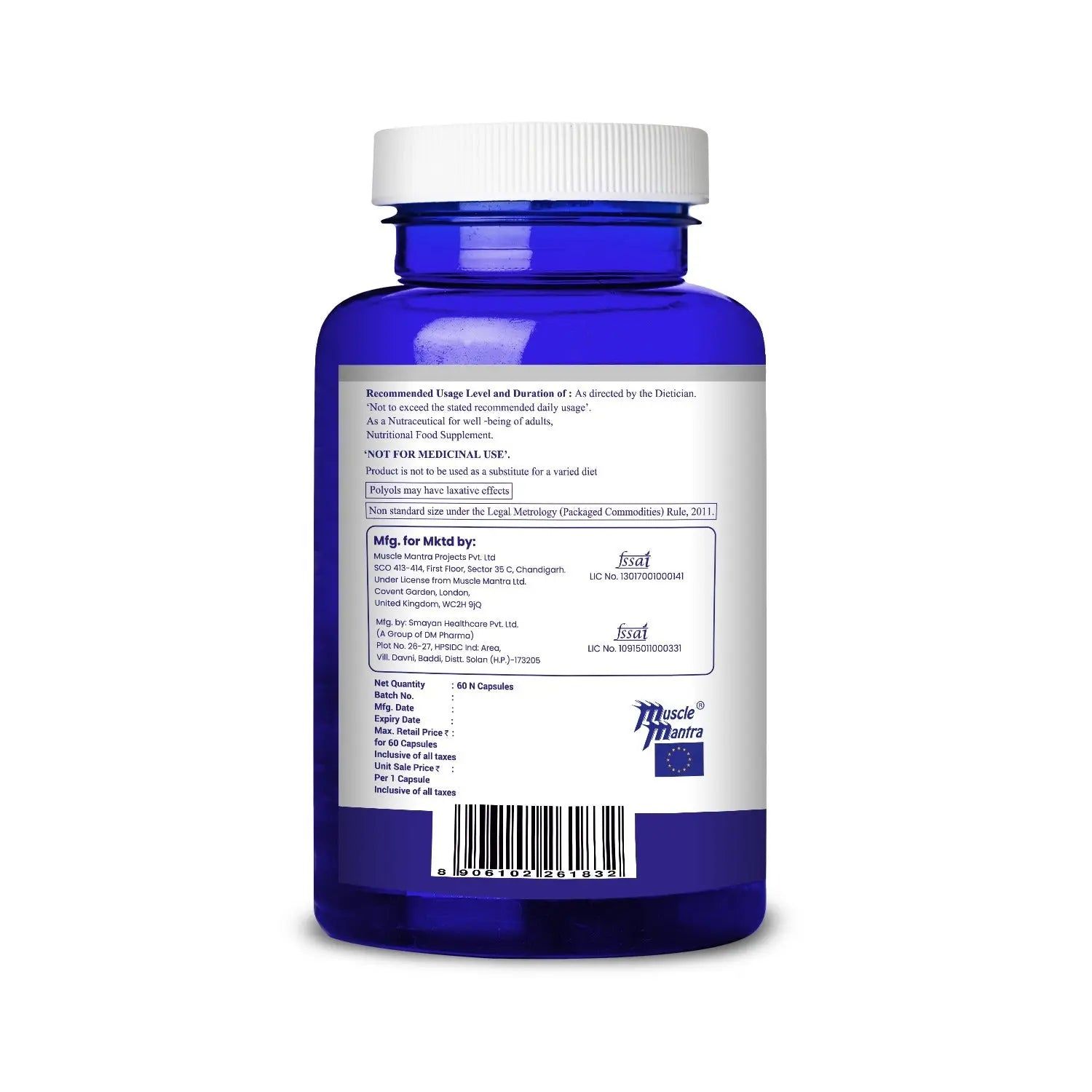 Salmon Fish Oil 1000MG - 60 softgel Capsules — view 2