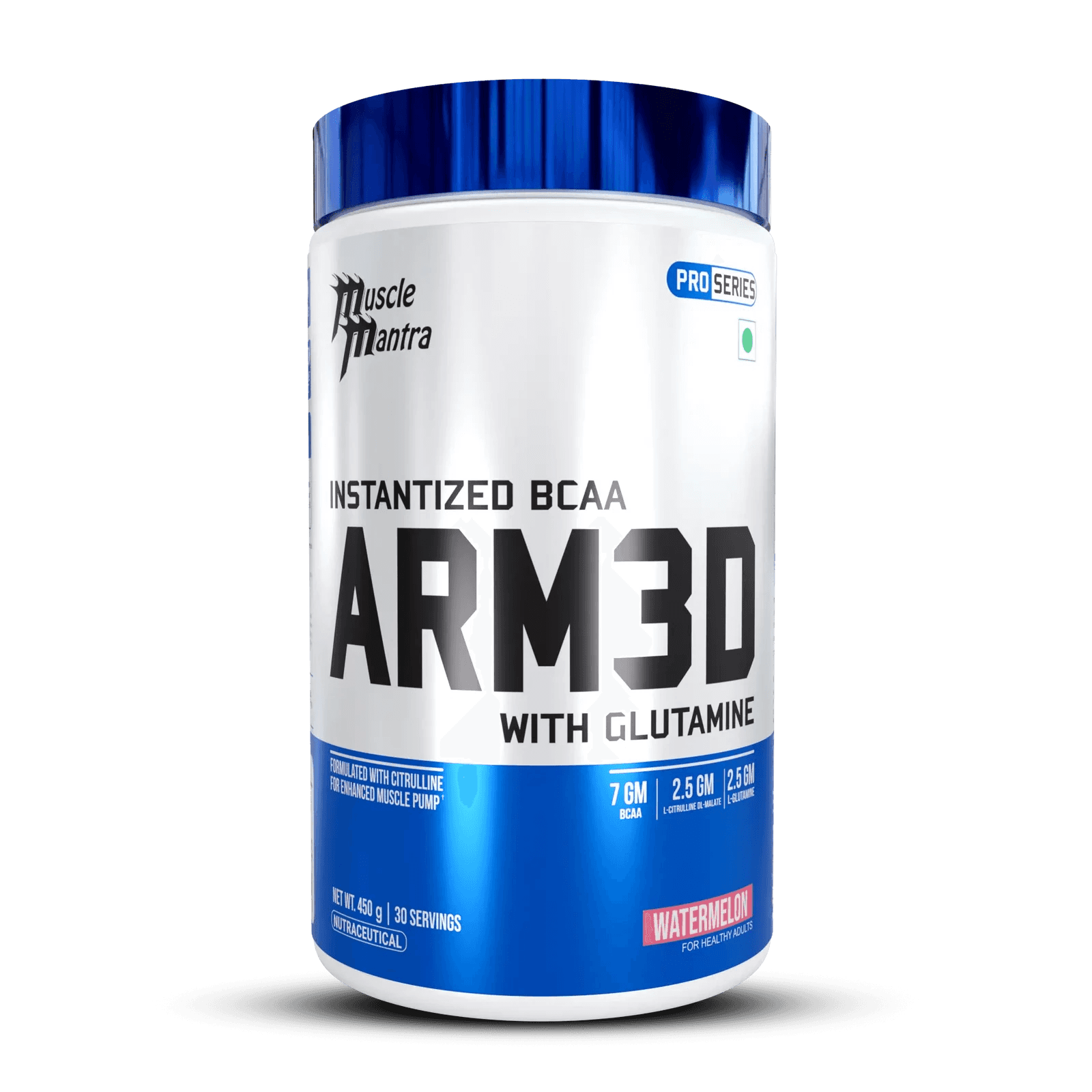 ARM3D - Instantized BCAA with Glutamine and Taurine — 450gm, Watermelon