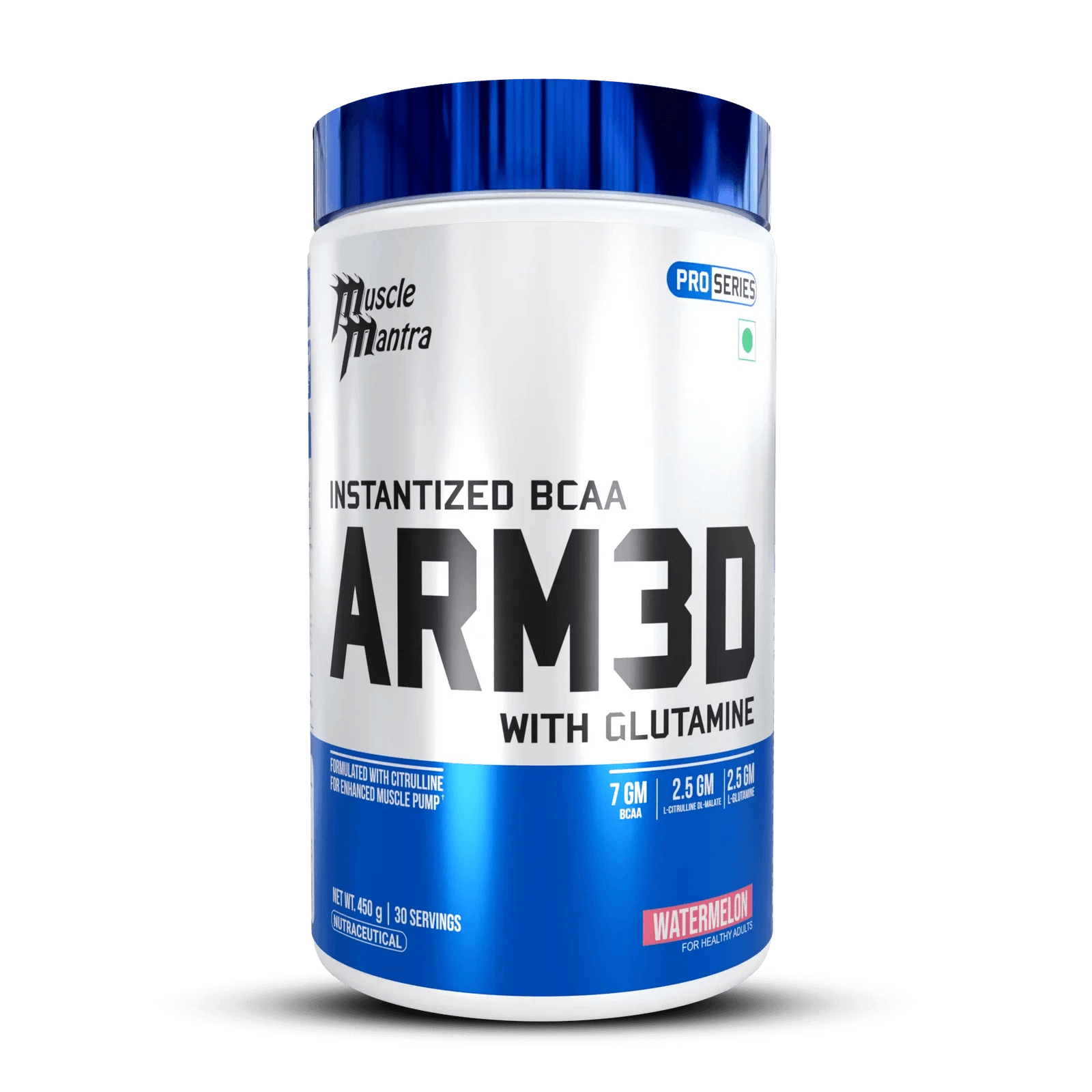 ARM3D - Instantized BCAA with Glutamine and Taurine — 450gm, Watermelon