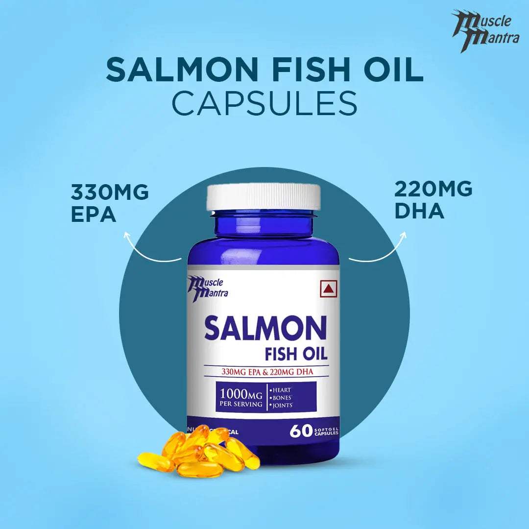 Salmon Fish Oil 1000MG - 60 softgel Capsules — view 4