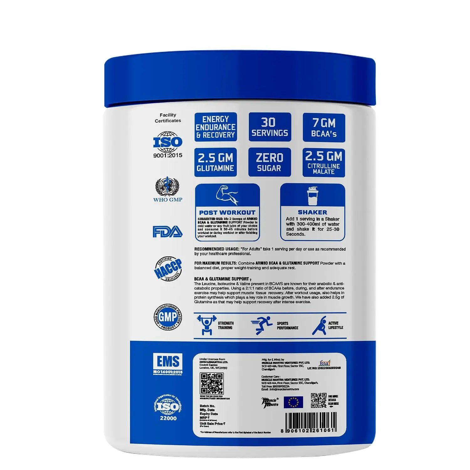 ARM3D - Instantized BCAA with Glutamine and Taurine — view 7