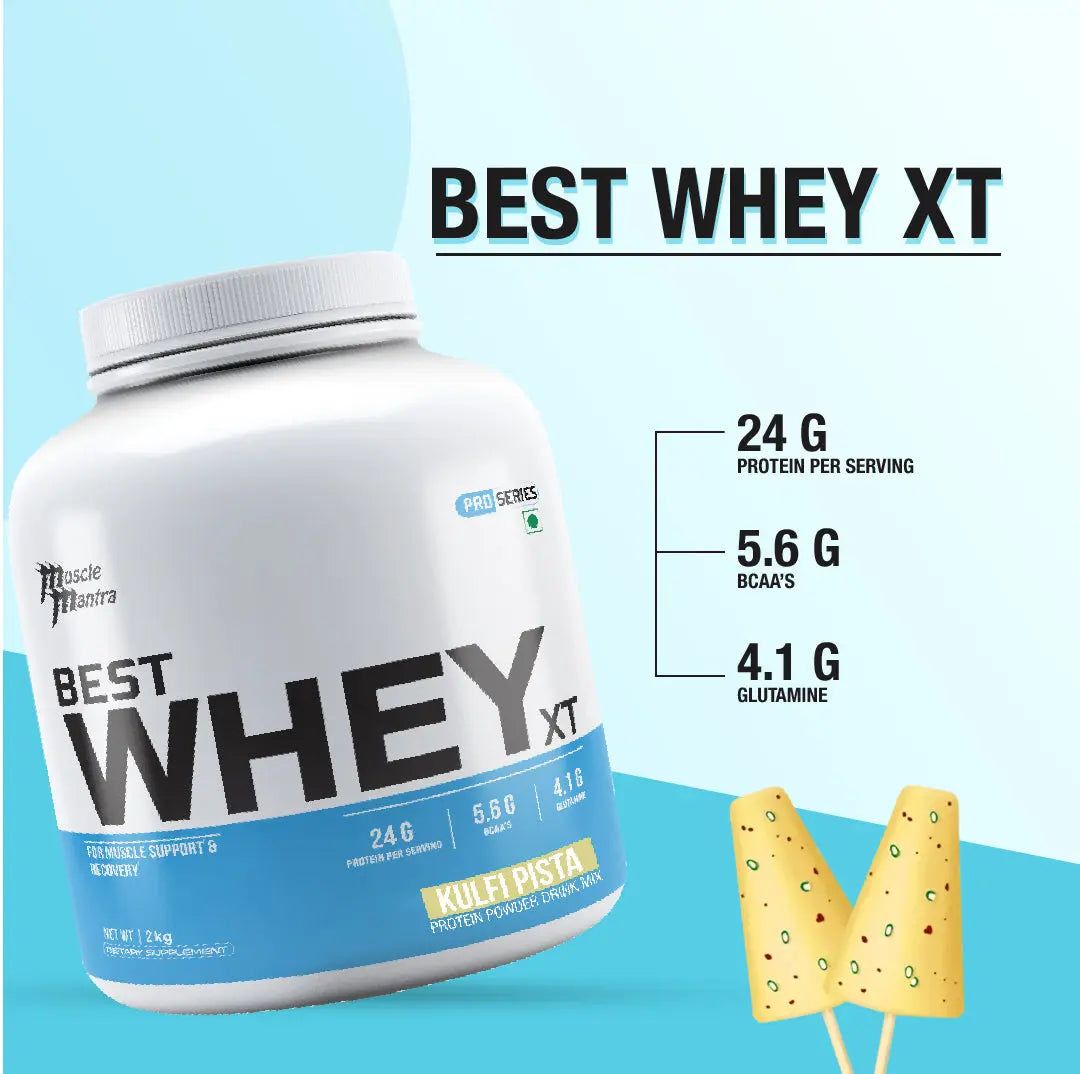 Pro Series Best Whey XT — 2 kg, Kulfi Pista