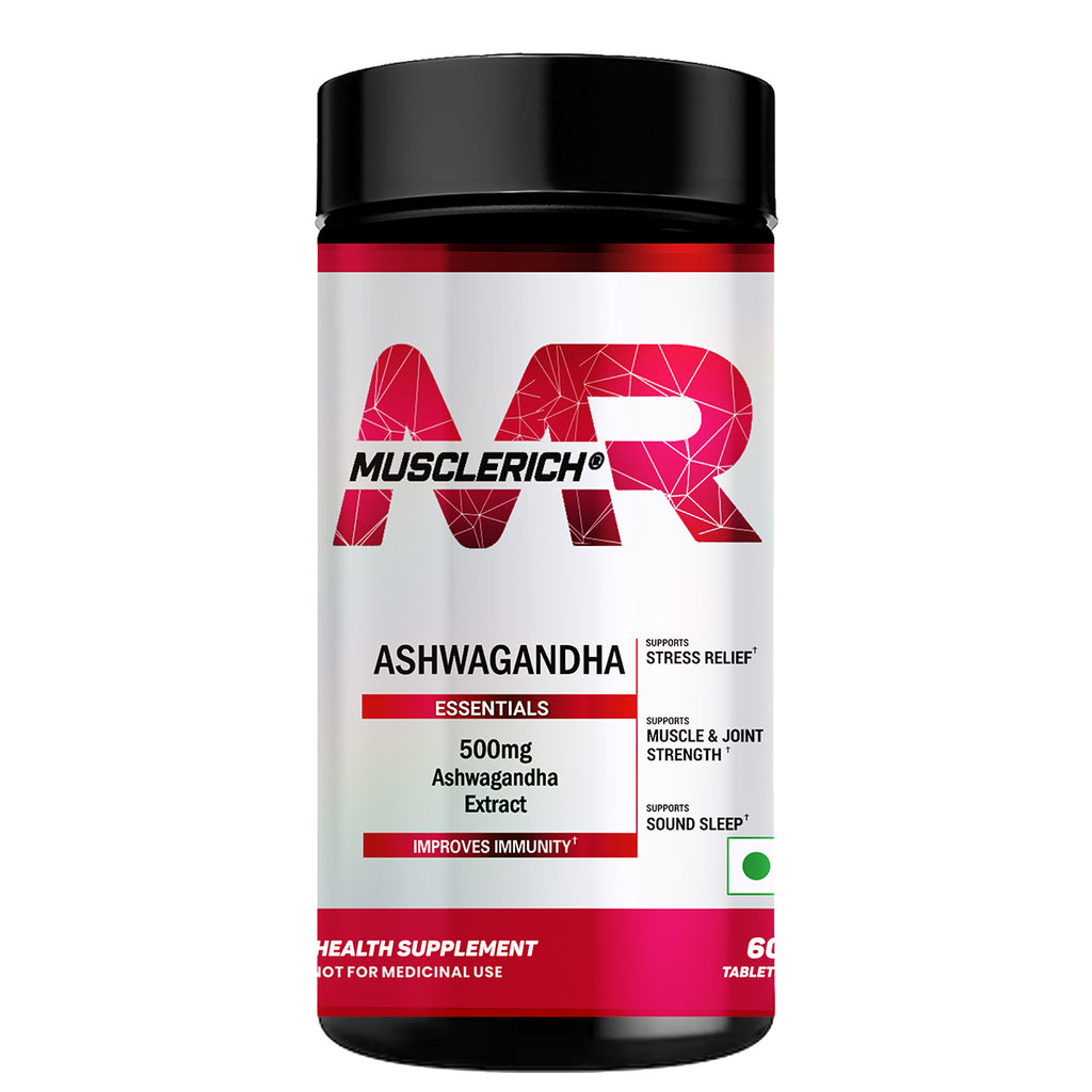 MuscleRich Ashwagandha 500mg (60 Tablets)