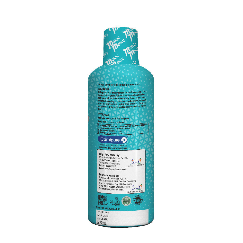 Muscle Mantra L-Carnitine 3000MG Liquid Formula