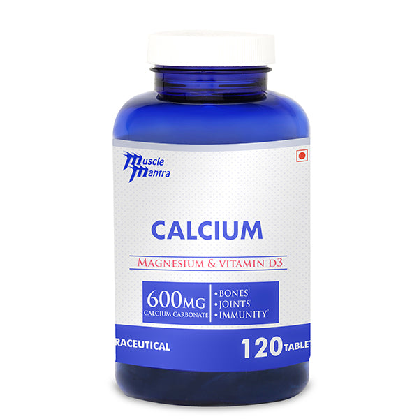MUSCLE MANTRA CALCIUM WITH VITAMIN D3 120TABLETS -calcium-- Muscle Mantra 