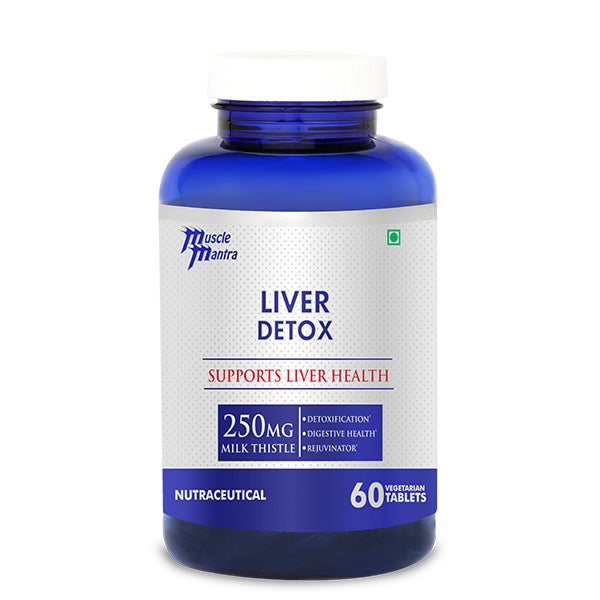 MUSCLE MANTRA LIVER DETOX 60 VEG TABLETS -Configurable Product-liver, liver care, liver detox, Wellness- Muscle Mantra 